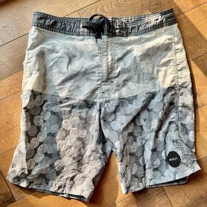 RVCA Swim Trunks Gray Men’s 32
